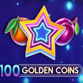 100 Golden Coins slot logo by Amusnet Interactive at Mostbet Casino