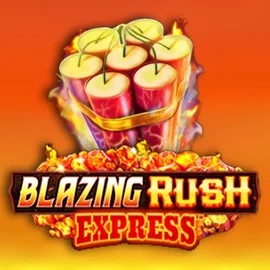 Blazing Rush Express logo by AreaVegas Mostbet Casino